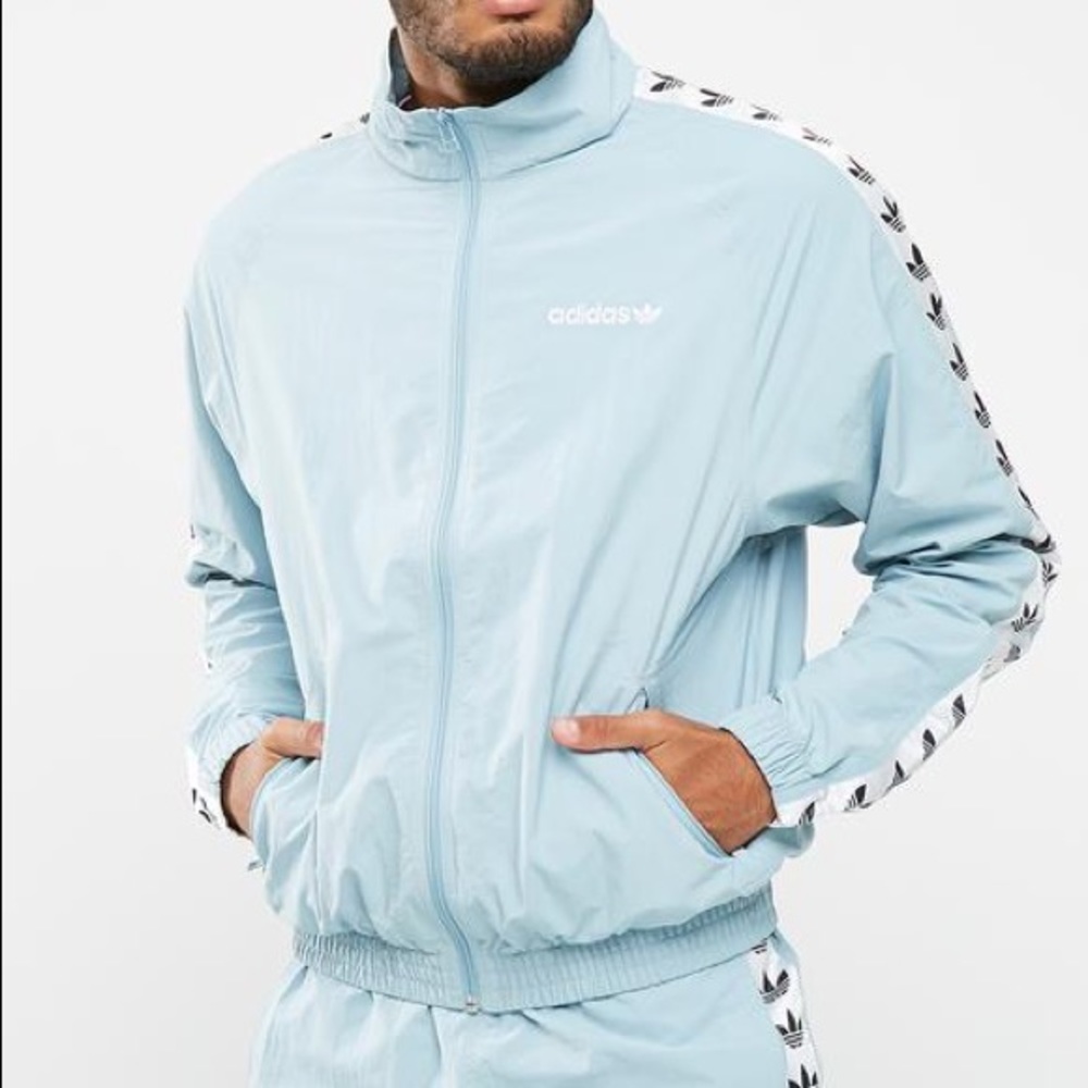 Adidas Originals TNT TAPE Wind Jacket light blue
